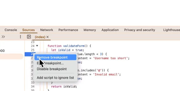 浏览器 DevTools 断点调试完全指南:从猜 Bug 到精准定位的进阶技巧 浏览器 DevTools 断点调试完全指南:从猜 Bug 到精准定位的进阶技巧