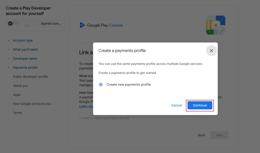 2026 年个人开发者开通 Google Play 详细教程：从注册到创建应用