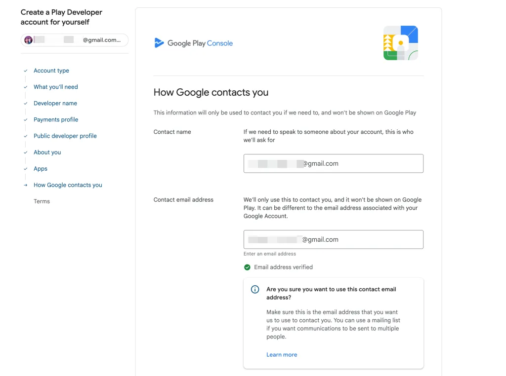 2026 年个人开发者开通 Google Play 详细教程：从注册到创建应用